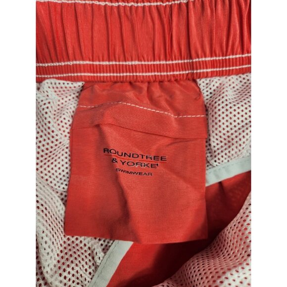 Mens Dark Melon Swimwear Shorts With Drawstring Waist & Pocket size L - Picture 8 of 8